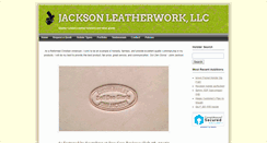 Desktop Screenshot of jacksonleatherwork.com